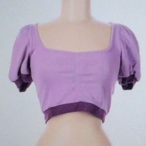 CIDER M CUTE PURPLE TOP